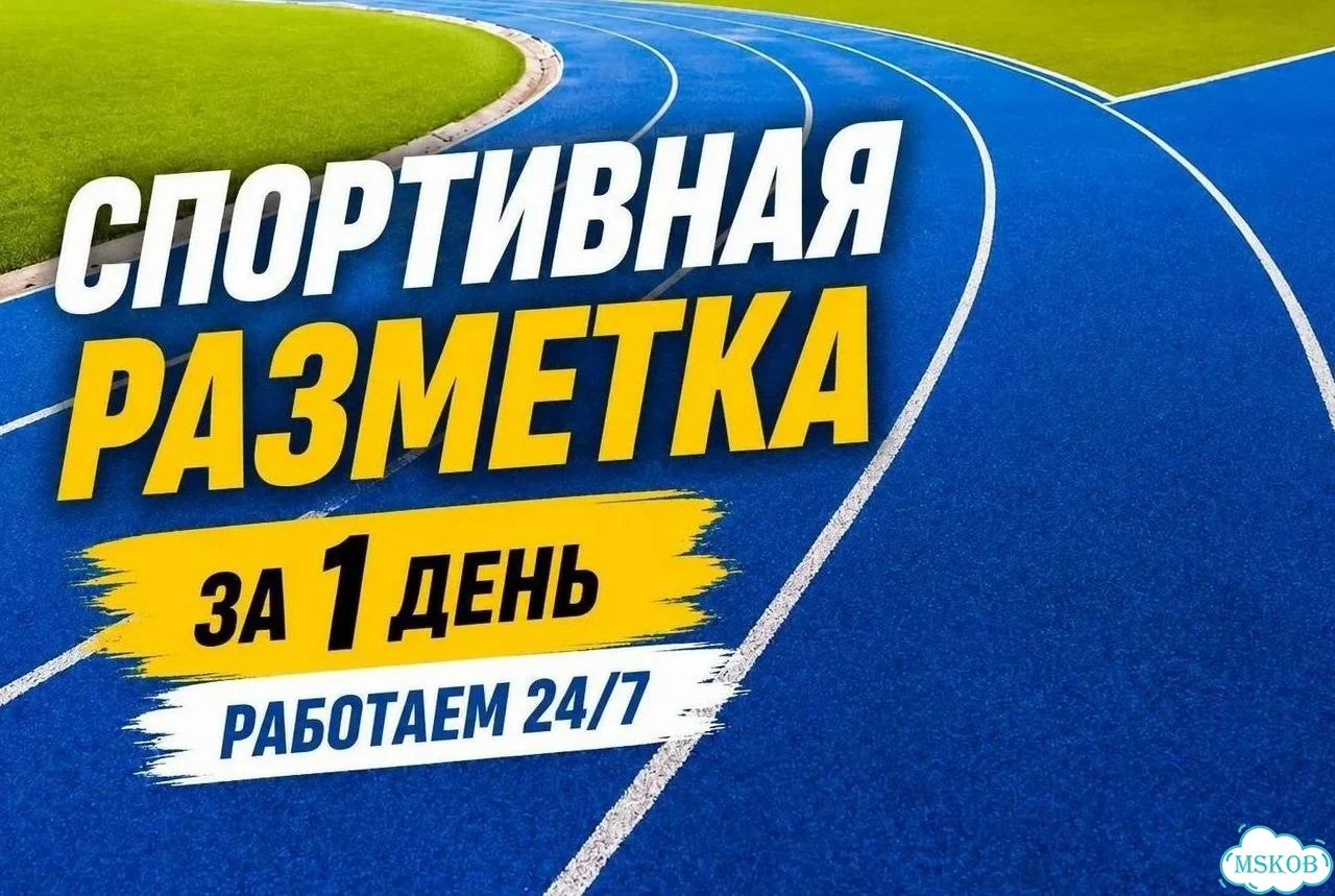 Спортивная разметка за 1 день фото 1