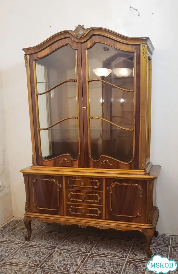 Витрина Румыния комод горка сервант буфет 80 годы фото 1