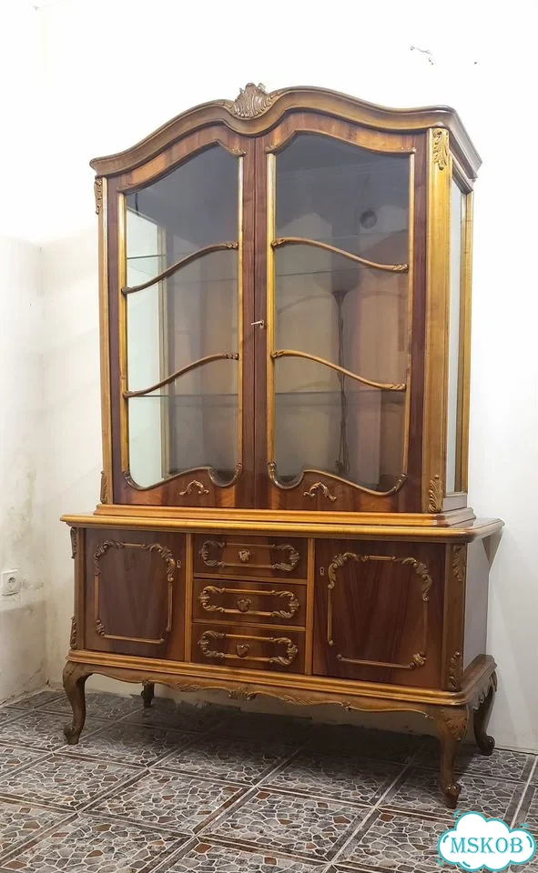 Витрина Румыния комод горка сервант буфет 80 годы фото 7