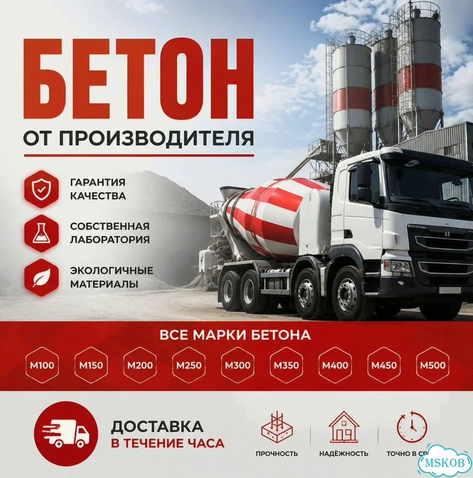 Бетон на гравии от 1 куба фото 1