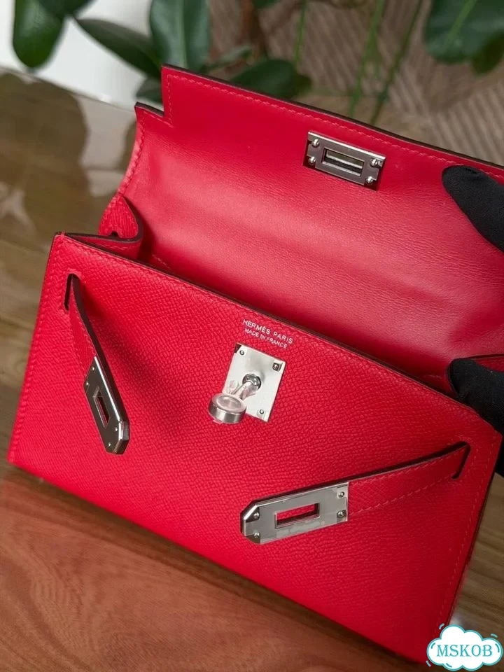 Сумка женская Hermes Kelly mini Epsom фото 5