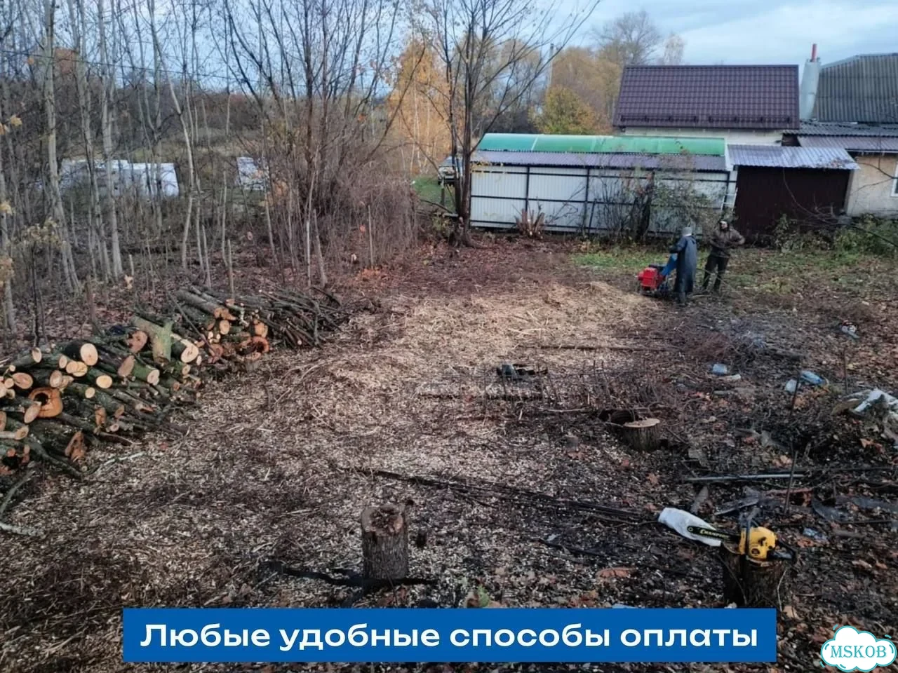 Расчистка участка, уборка территории фото 10
