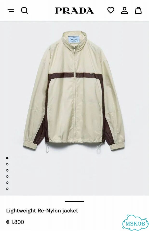 Ветровка prada фото 4