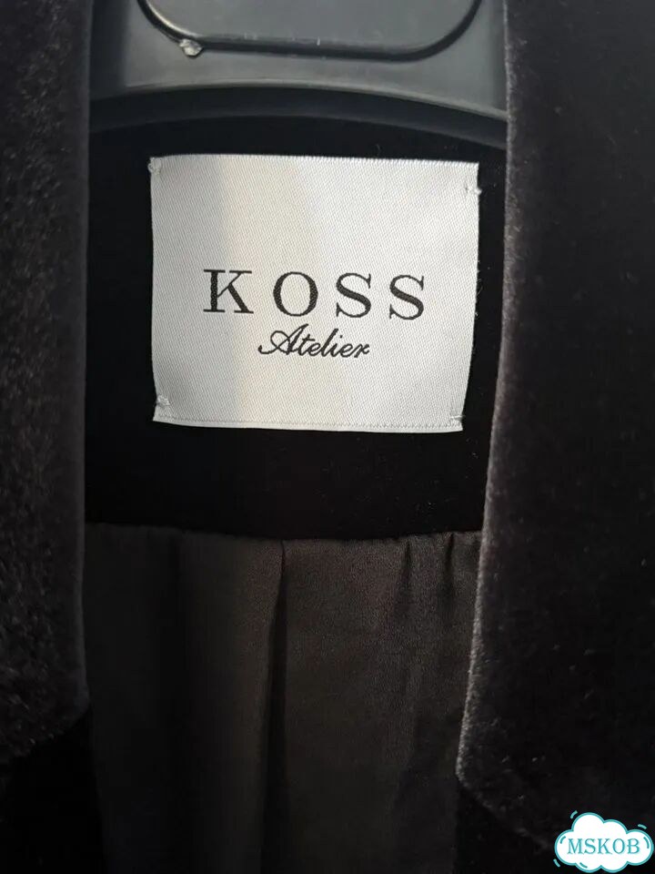 Пиджак черный бархат бренда Koss Atelier фото 5