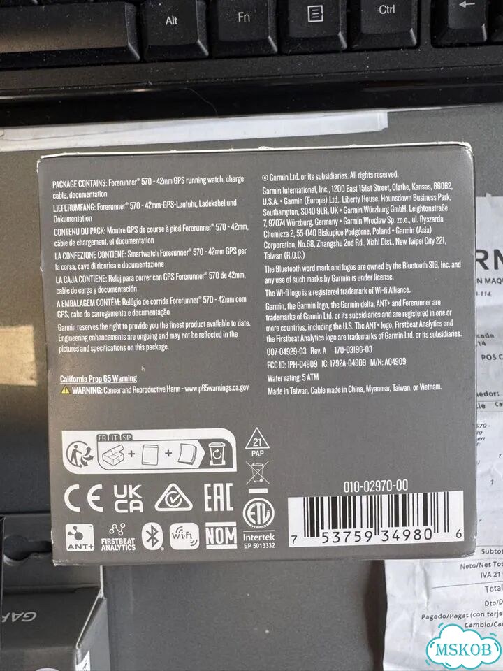 Часы garmin forerunner 570 42mm фото 4