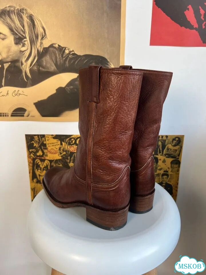 Sendra кожаные байкерские сапоги / Испания фото 3