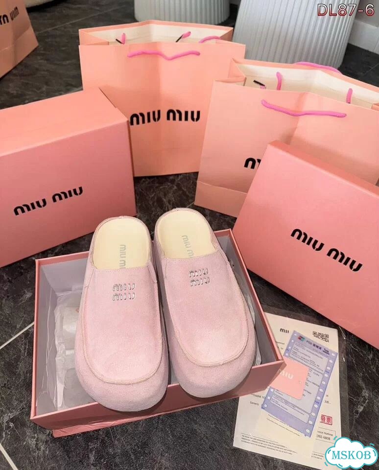 Мюли женские miu miu premium качество фото 1