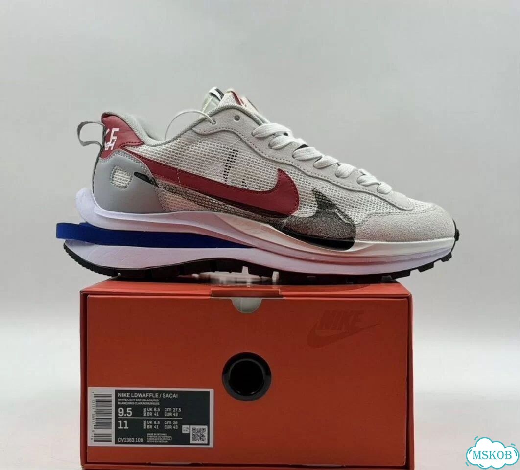 Кроссовки Nike Vaporwaffle Sacai Sport Fuchsia фото 6