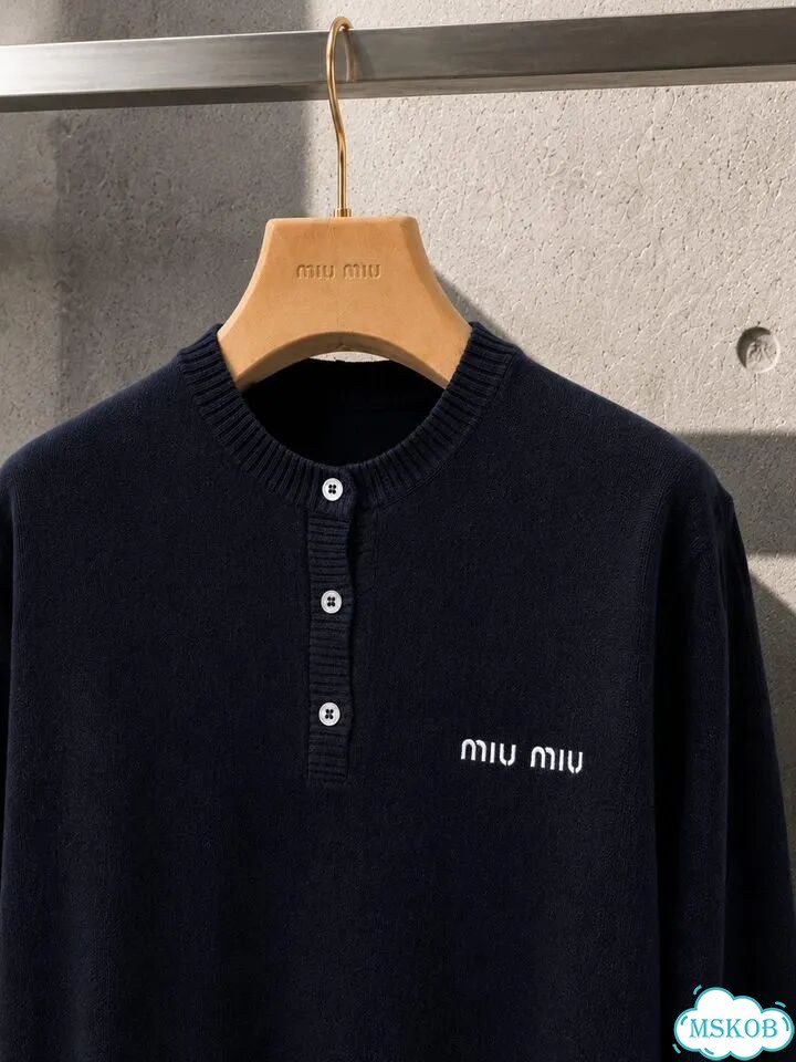 MIU MIU лонгслив свитер женский кашемировый фото 4