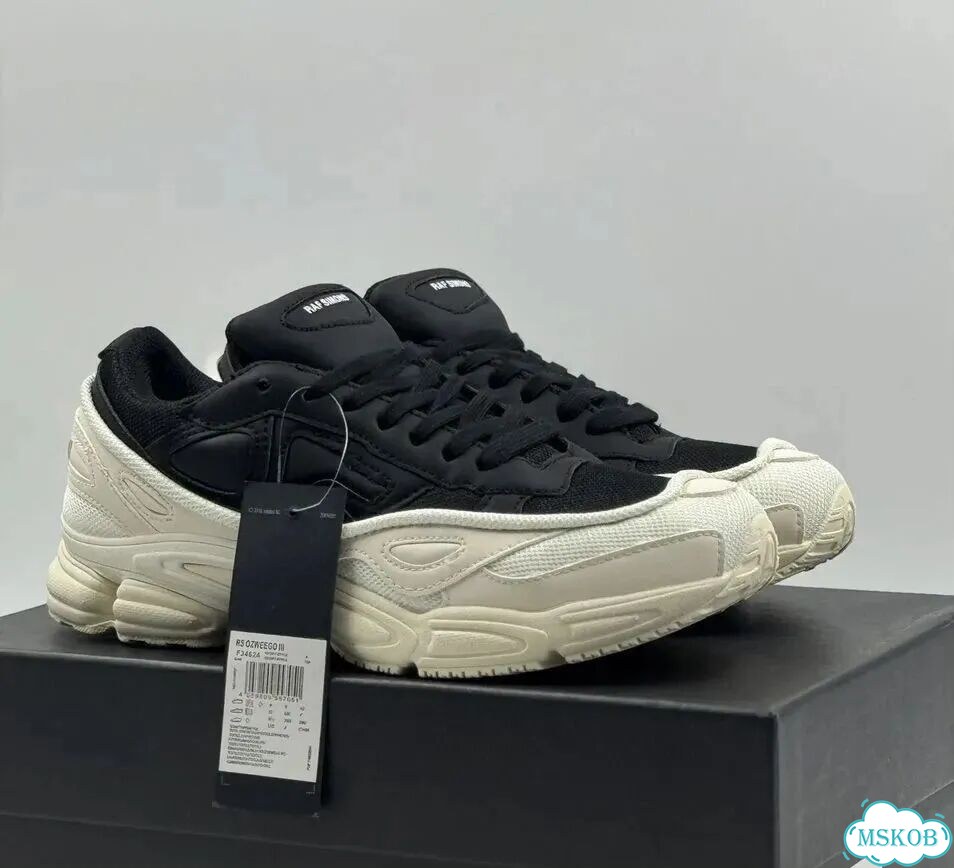Adidas raf simons ozweego 3 black white фото 1
