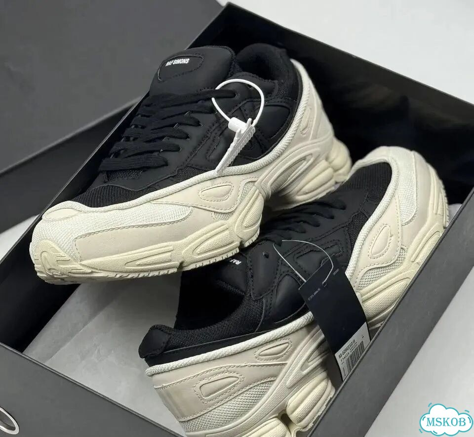 Adidas raf simons ozweego 3 black white фото 2