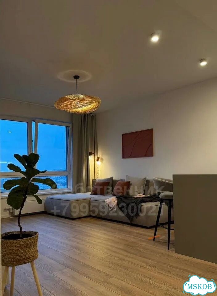 1-к. квартира, 42 м², 17/25 эт. фото 1
