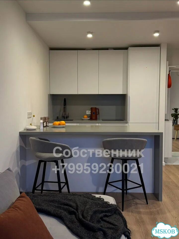 1-к. квартира, 42 м², 17/25 эт. фото 3