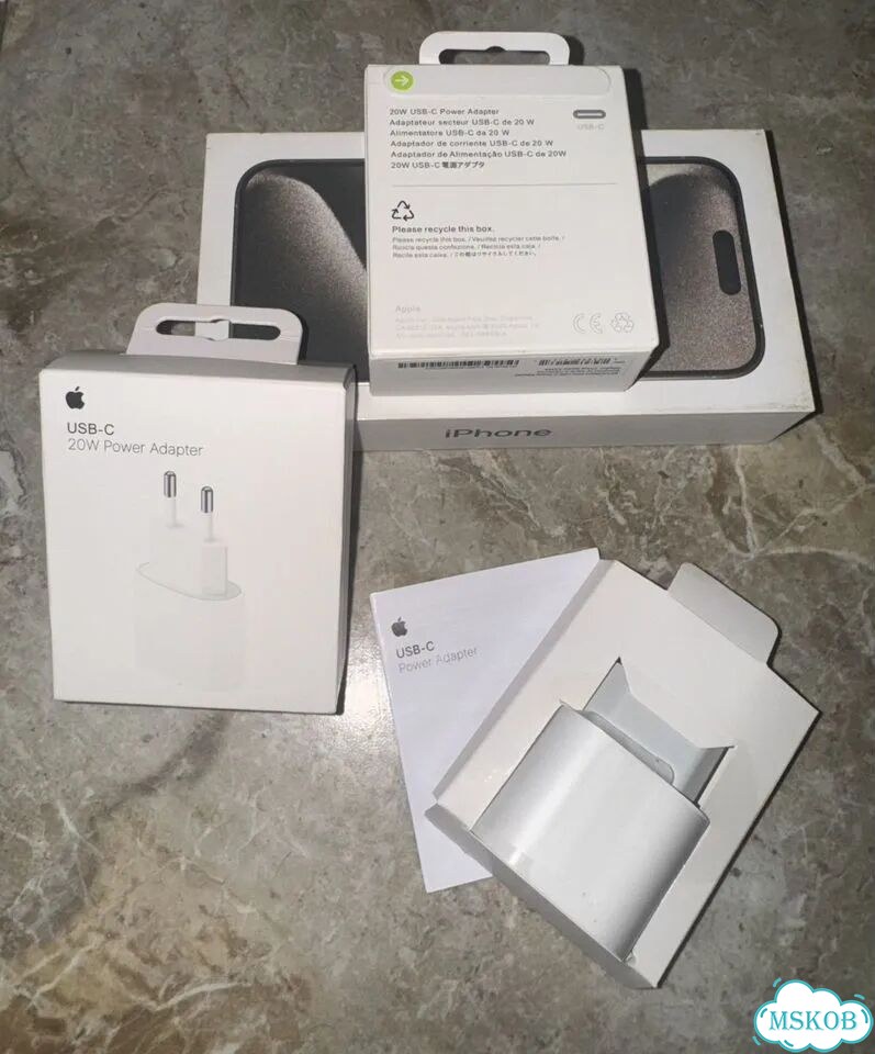 Новый оригинальный блок 20 w apple фото 2