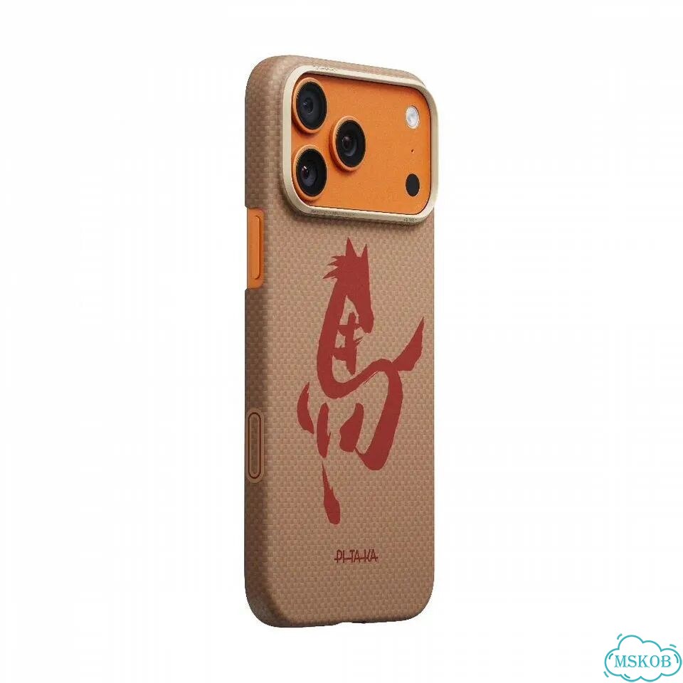 Pitaka iPhone 17 Pro Max Horse Painting Gold Jade фото 1