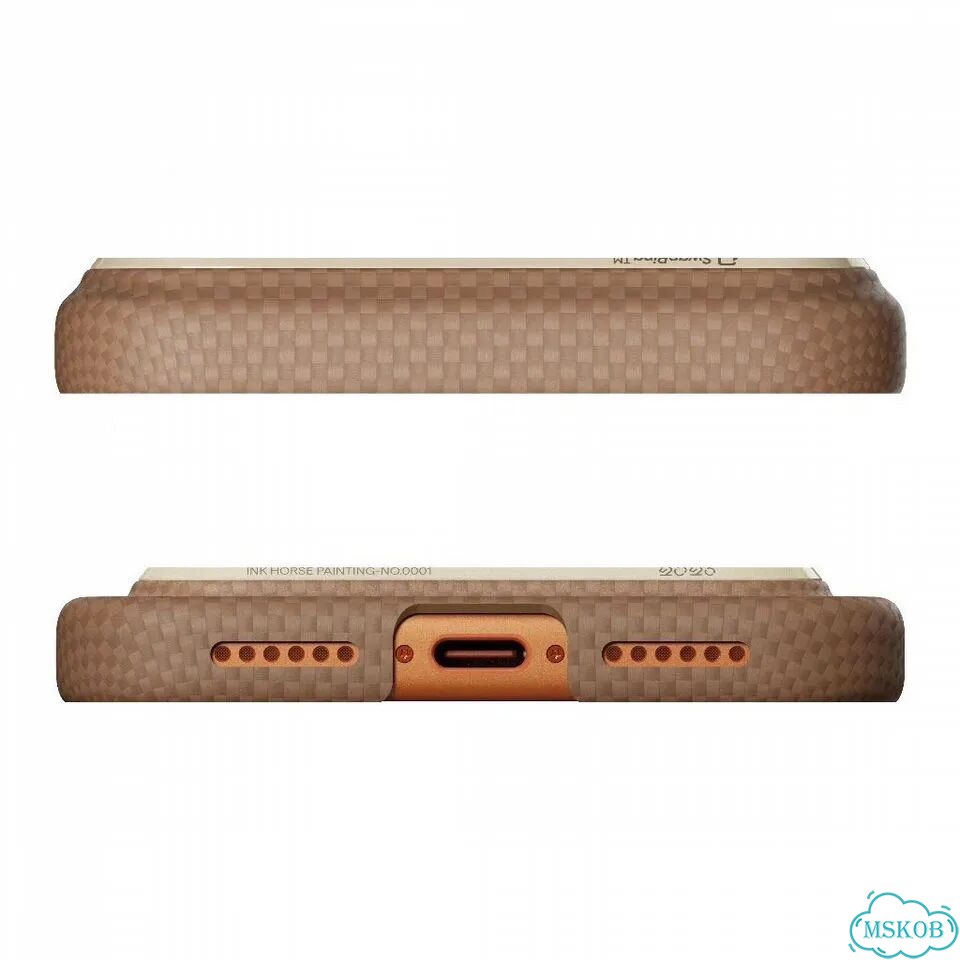 Pitaka iPhone 17 Pro Max Horse Painting Gold Jade фото 4
