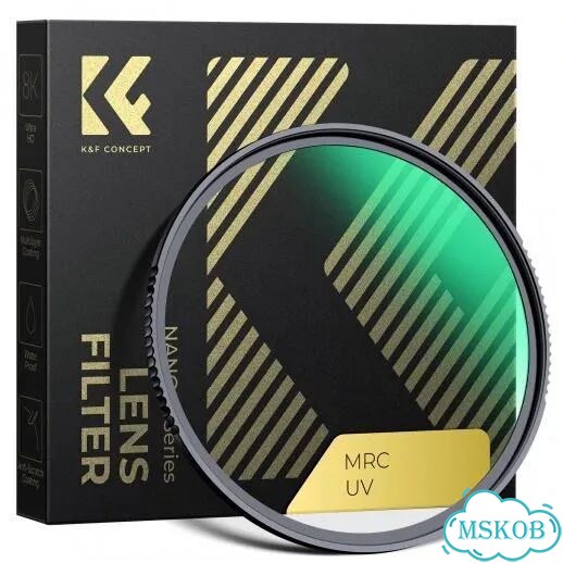 UV фильтр K&F Nano-X 46мм защита объектива фото 1