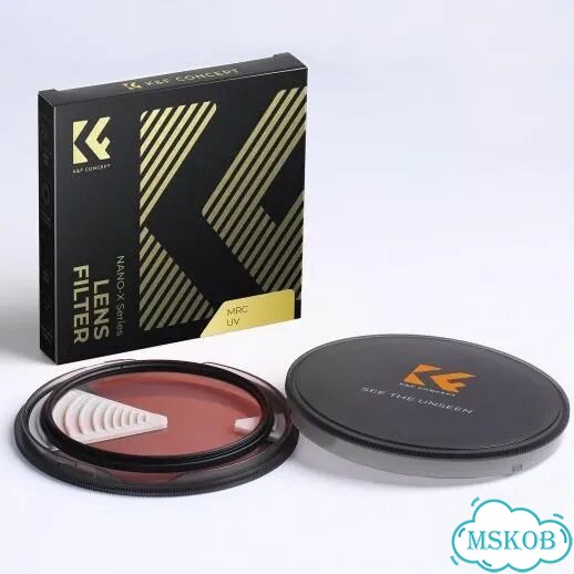 UV фильтр K&F Nano-X 46мм защита объектива фото 8