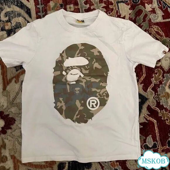 Футболка Bape Color Camo Big Ape Head фото 1