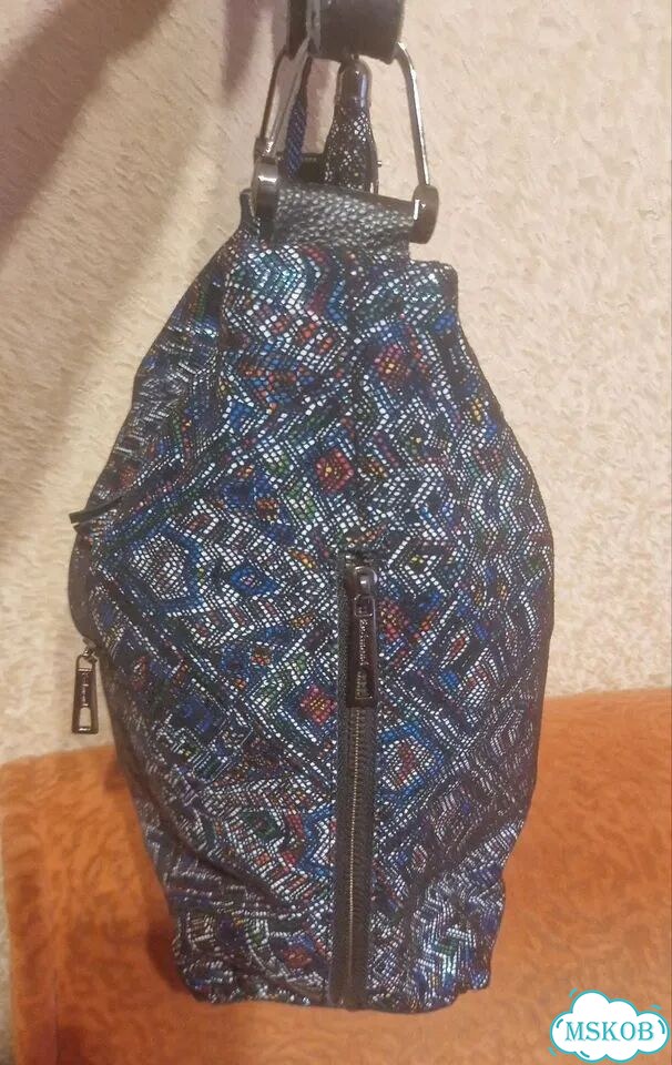 Сумка мешок из замши фото 3