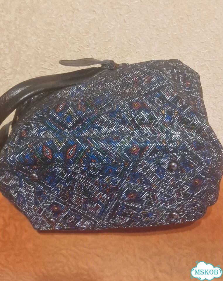 Сумка мешок из замши фото 5