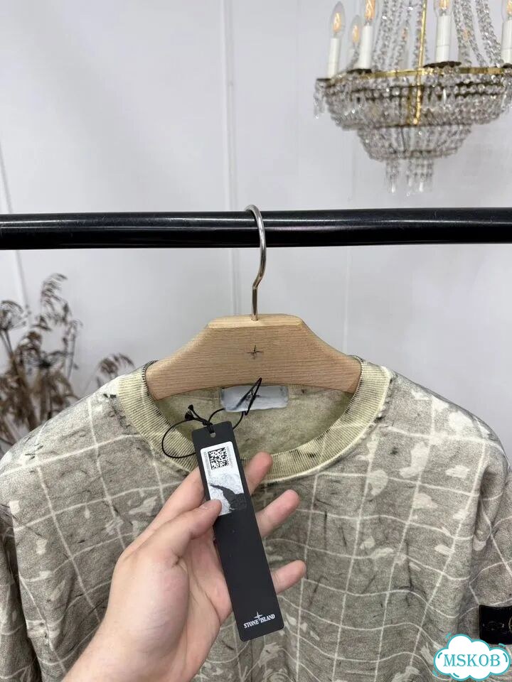 Свитшот Stone Island Laser Camo Camo (L) оригинал фото 4