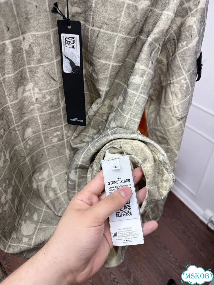 Свитшот Stone Island Laser Camo Camo (L) оригинал фото 8
