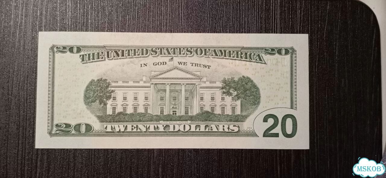 Банкнота США 20 дол UNC пресс В Нью-Йорк 2017 фото 2