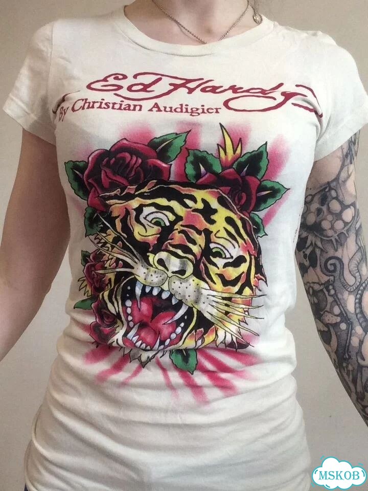Футболка удлиненная Ed Hardy фото 1
