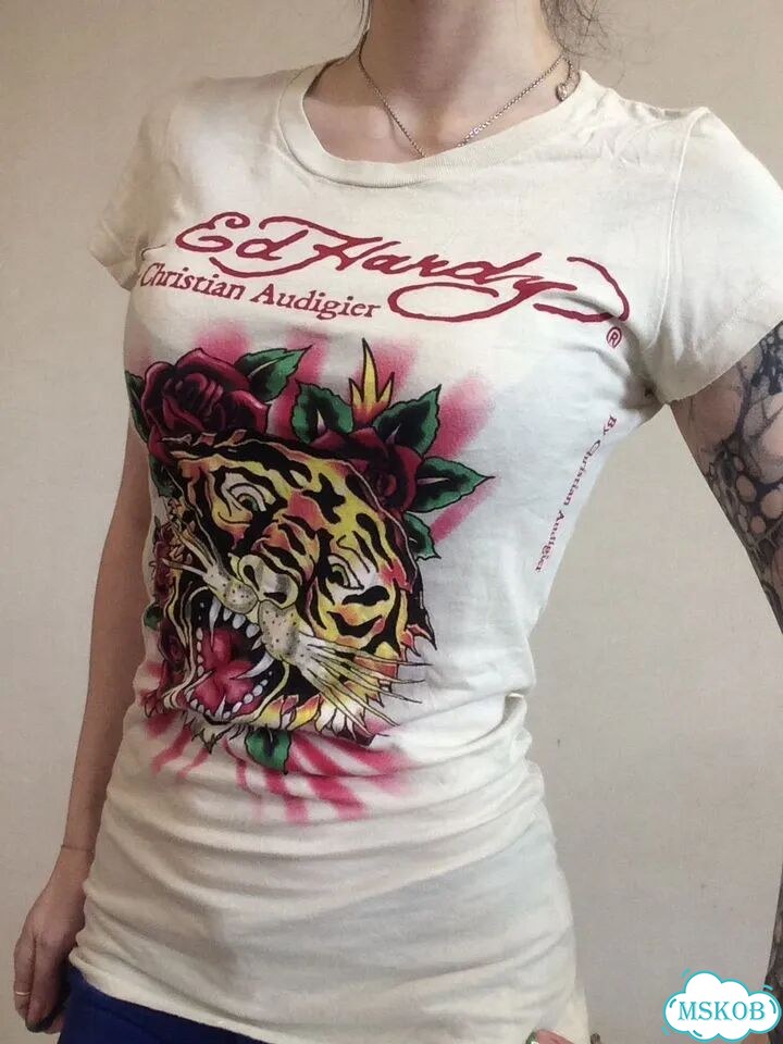 Футболка удлиненная Ed Hardy фото 2
