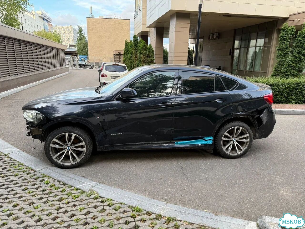 BMW X6 3.0 AT, 2018, битый, 69 000 км фото 17