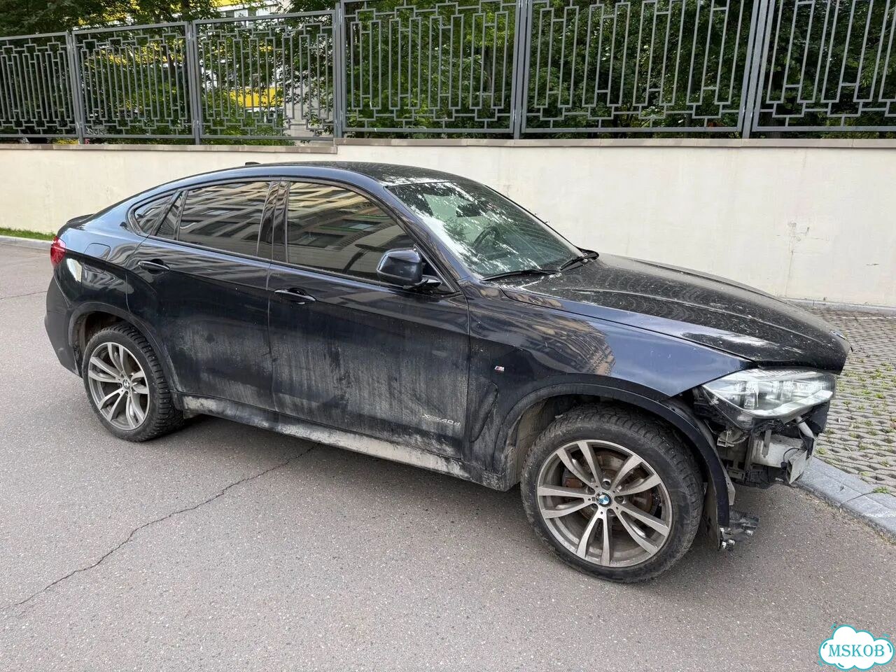 BMW X6 3.0 AT, 2018, битый, 69 000 км фото 2