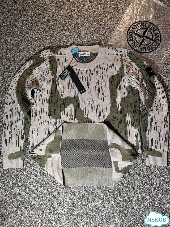 Свитшот stone island camo фото 4