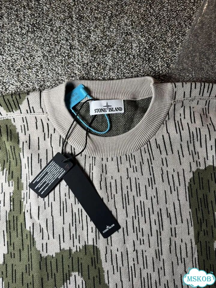 Свитшот stone island camo фото 6