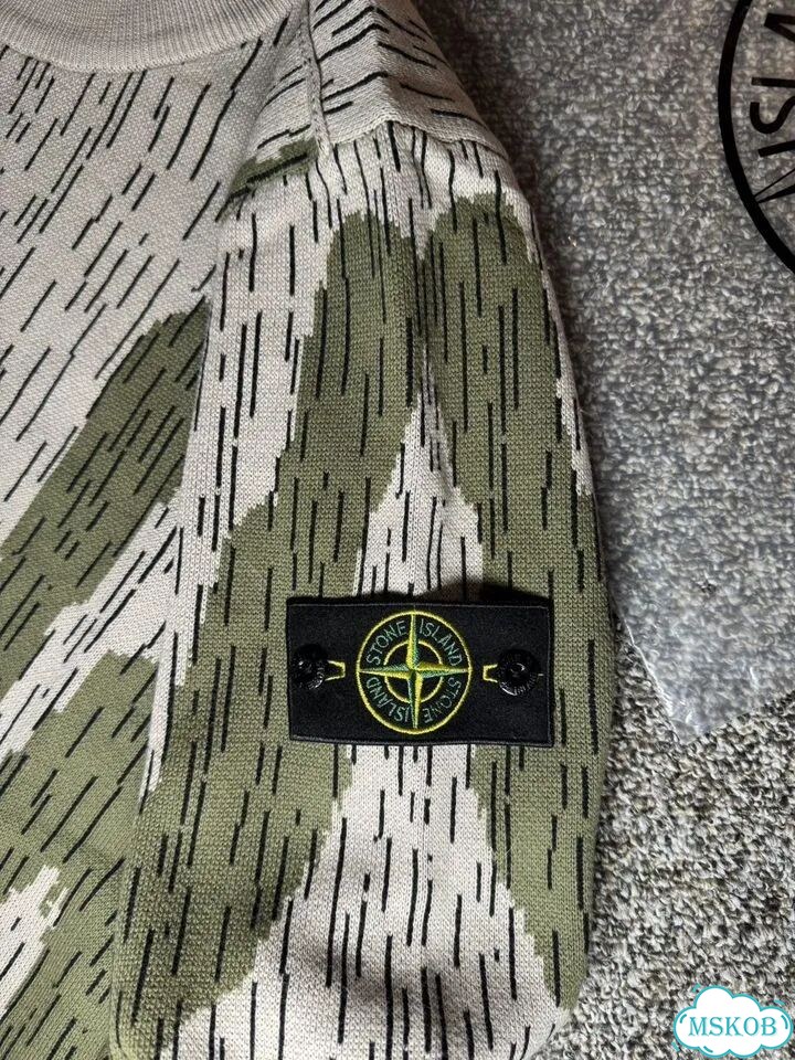 Свитшот stone island camo фото 7