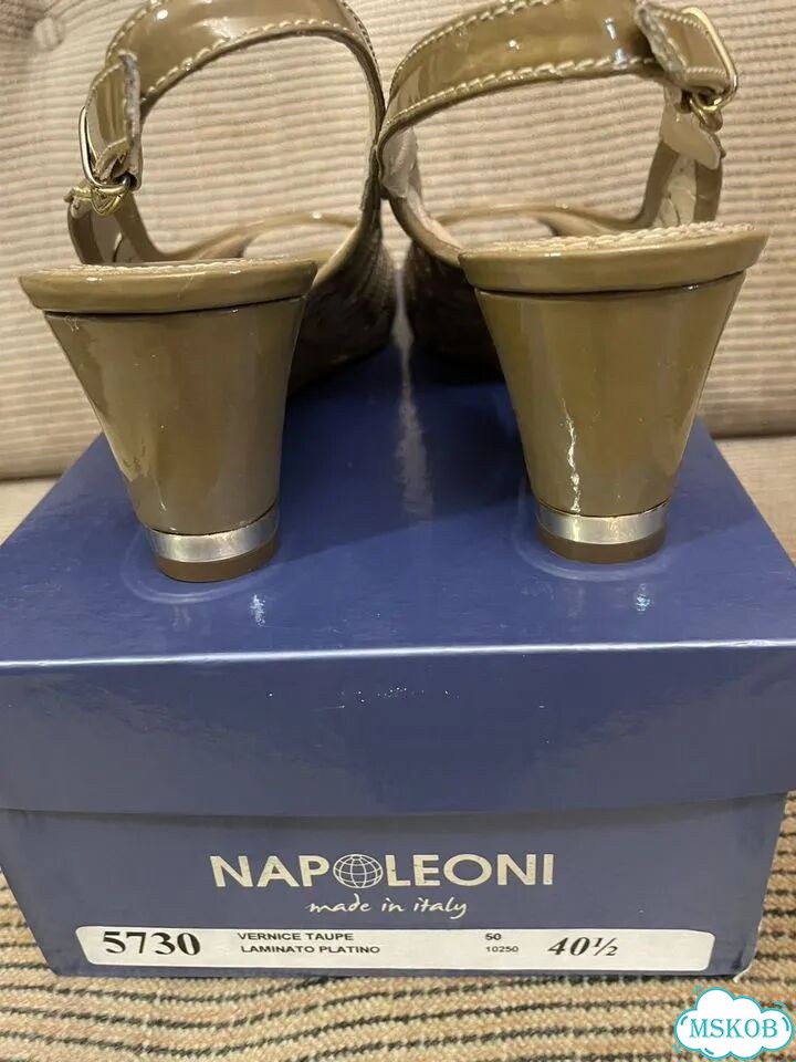 Новые кожаные босоножки Napoleoni Италия 39,5 р фото 4