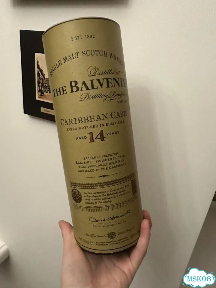 Тубус от виски Balvenie 14 фото 1