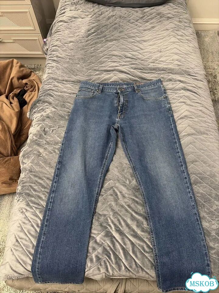 Джинсы прямые zegna фото 1