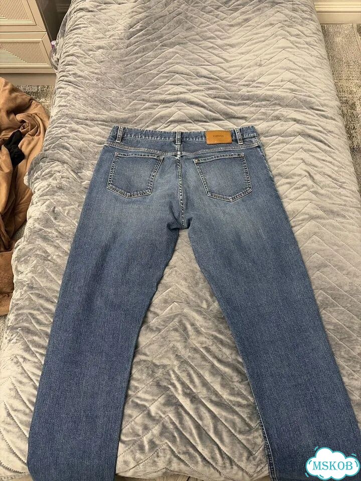 Джинсы прямые zegna фото 2
