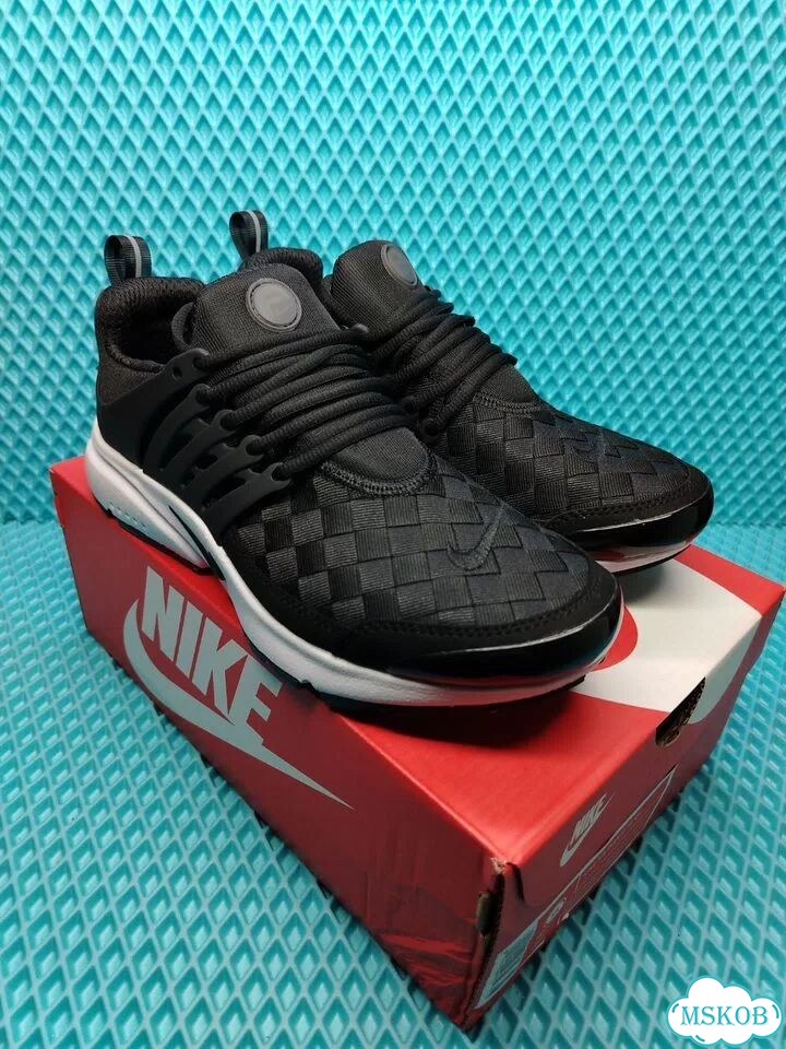 Кроссовки nike air presto black white 43 фото 8