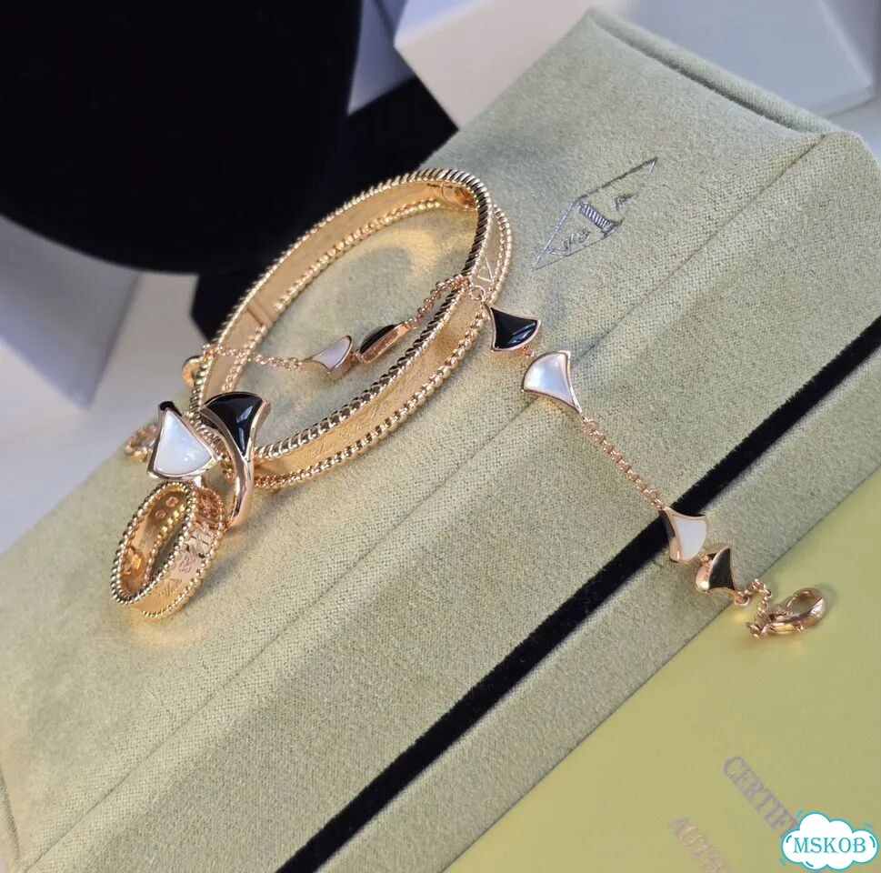 Браслет Кольцо Van Cleef Perlee Bvlgari Divas фото 4