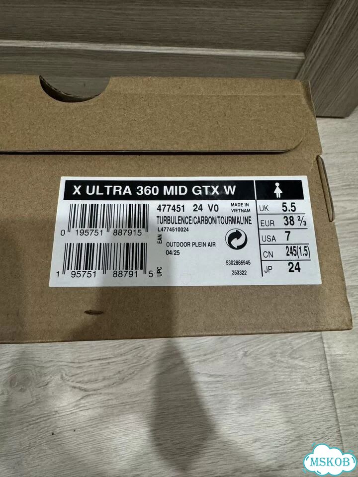 Кроссовки женские Salomon x ultra 360 mid gtx w фото 6