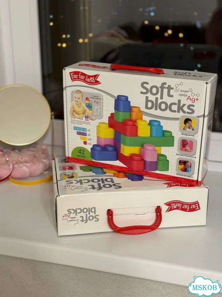 Кубики soft blocks far far land новые фото 1