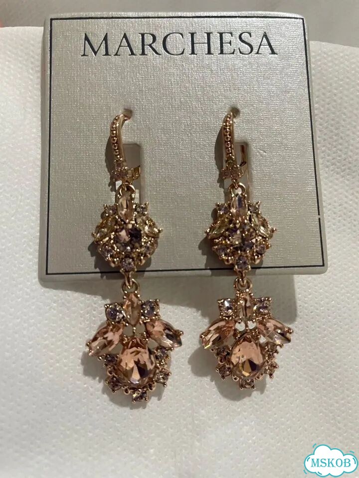 Marchesa серьги элитного бренда фото 1