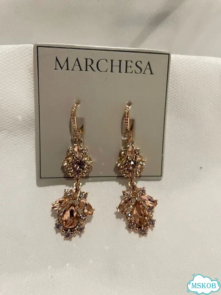 Marchesa серьги элитного бренда фото 2