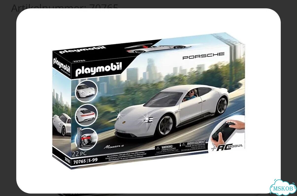 Playmobil Porsche mission E 70765 фото 1