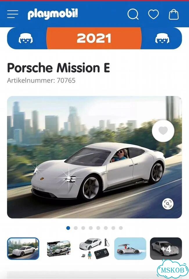 Playmobil Porsche mission E 70765 фото 2