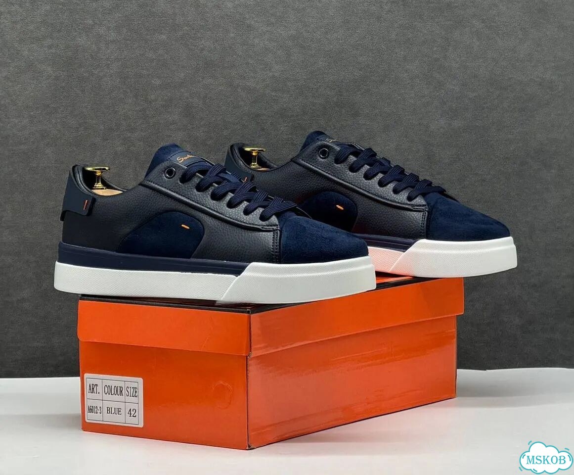 Кеды Santoni мужские фото 9