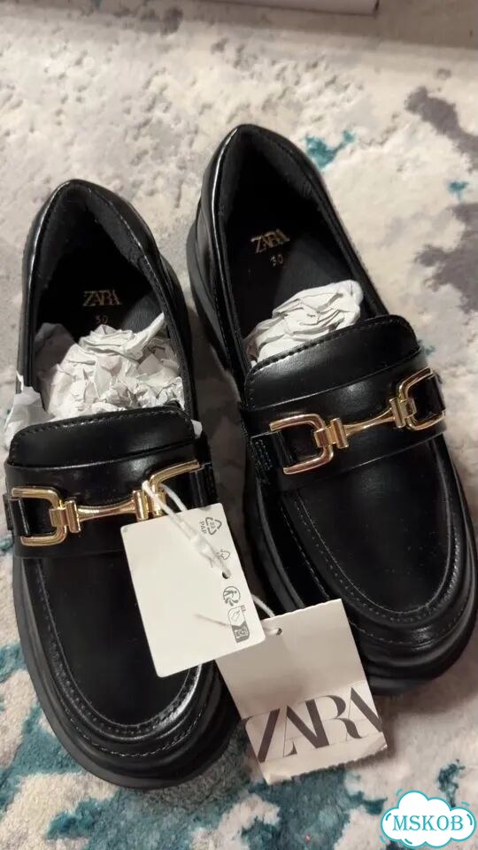 Лоферы zara 30 новые фото 1