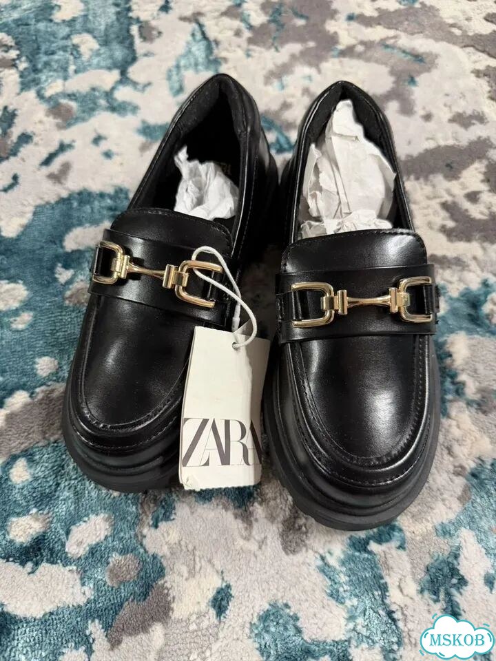 Лоферы zara 30 новые фото 2